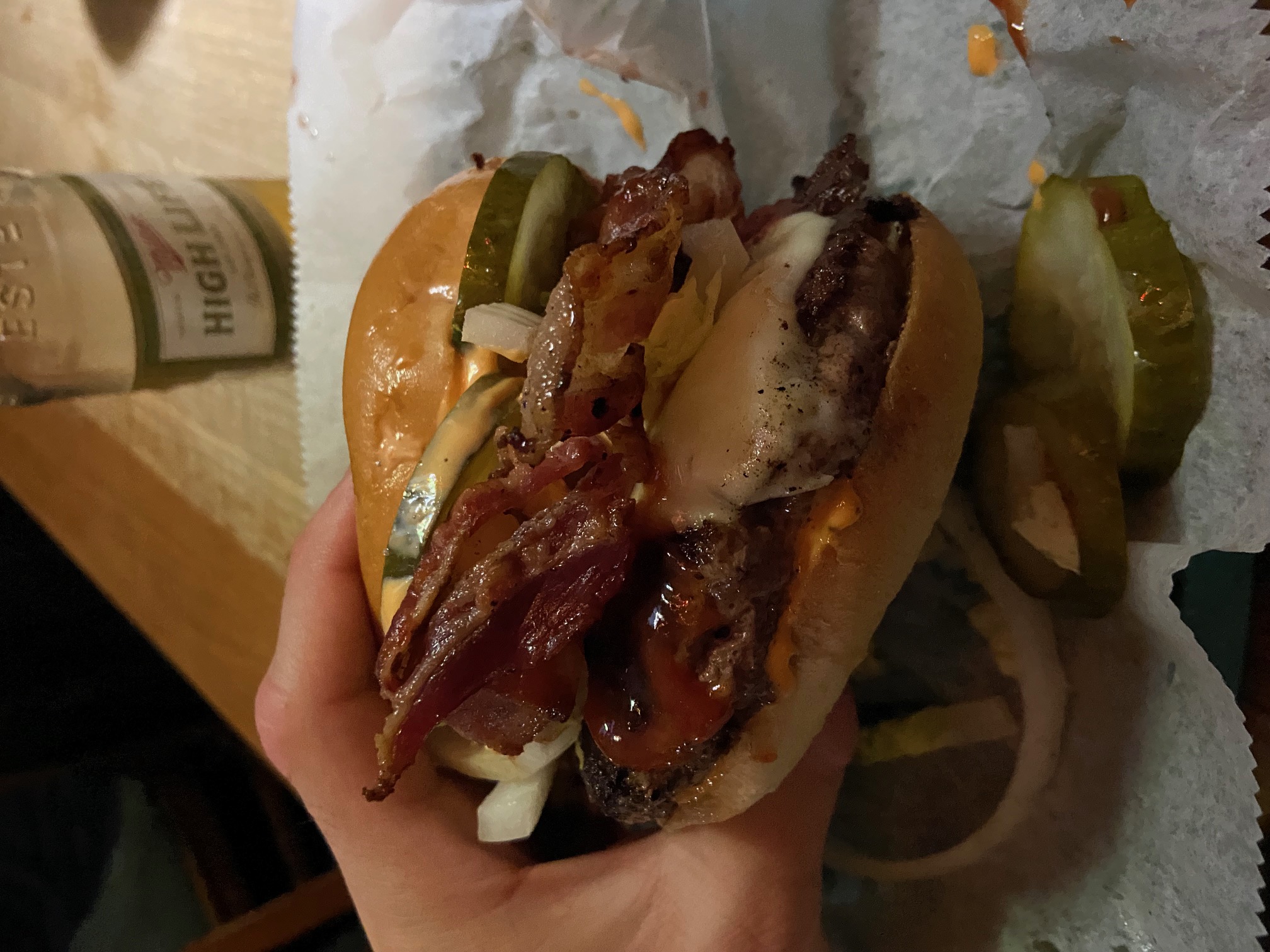 Roast pork sandwich