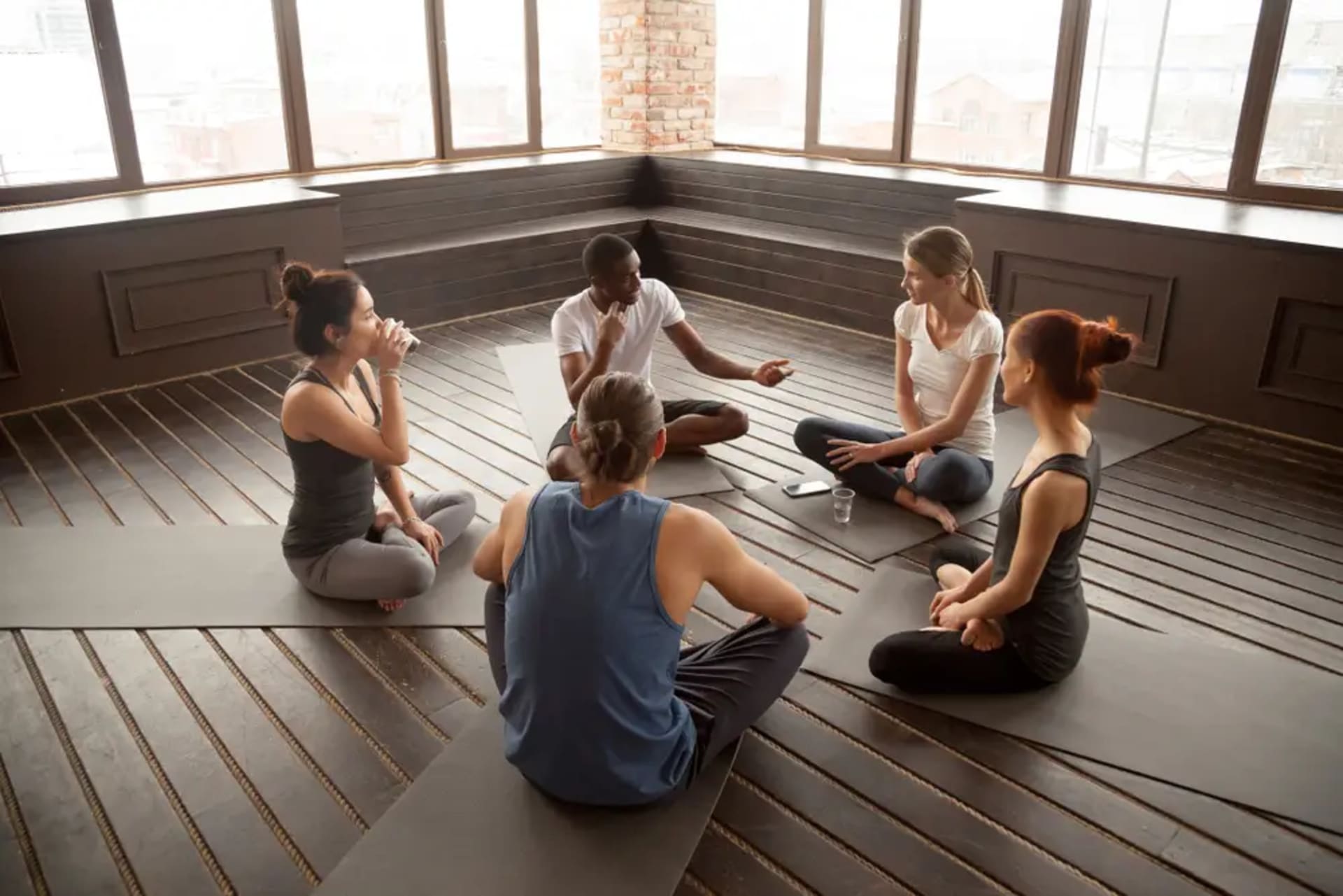 Group participating in nonviolent communication workshop