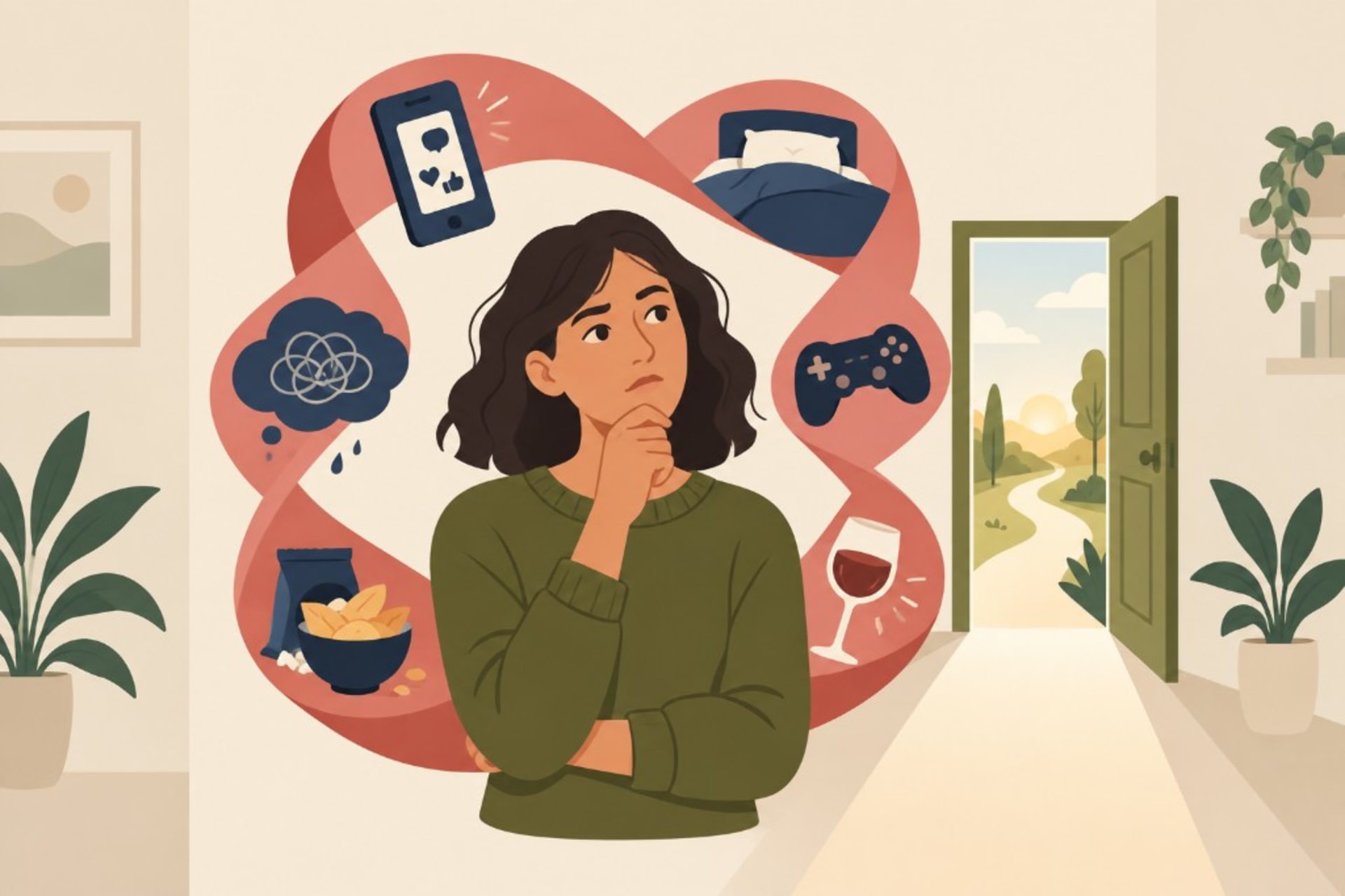 Identifying Unhealthy Coping Mechanisms