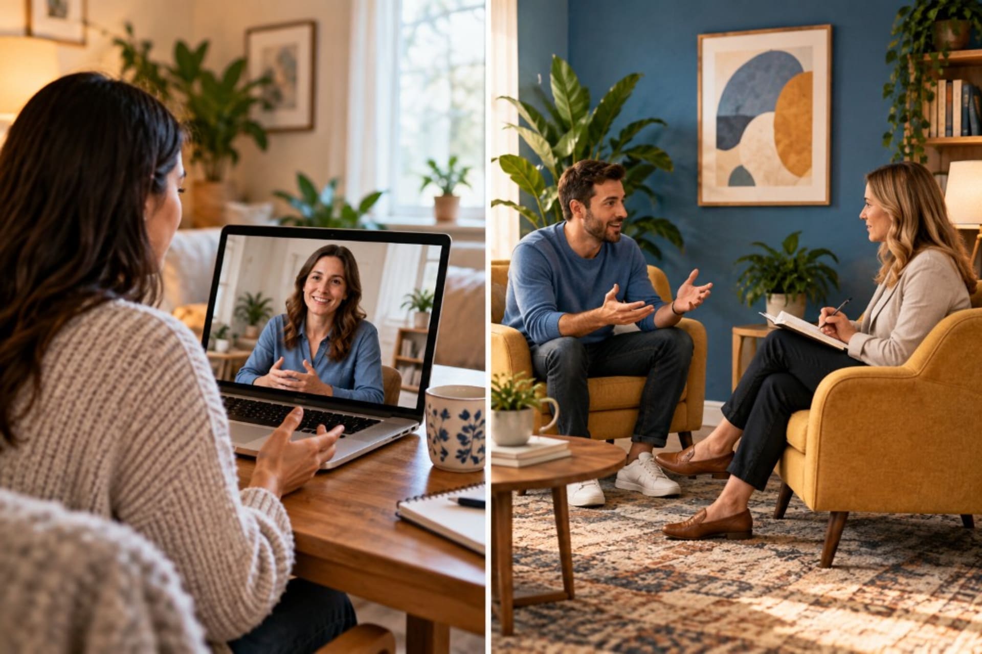 Choosing Your Therapy Online vs In Person