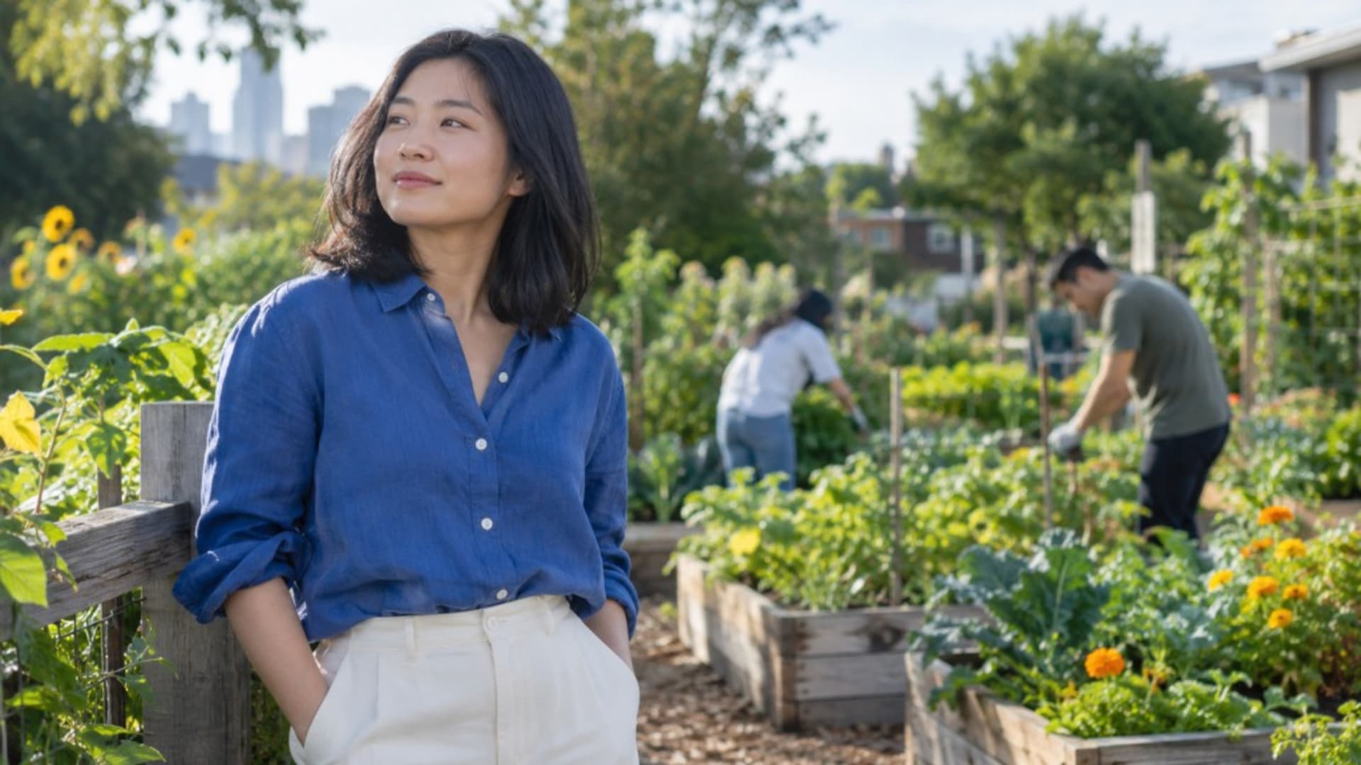 What is my purpose: standing in a community garden and choosing a direction instead of waiting to feel called