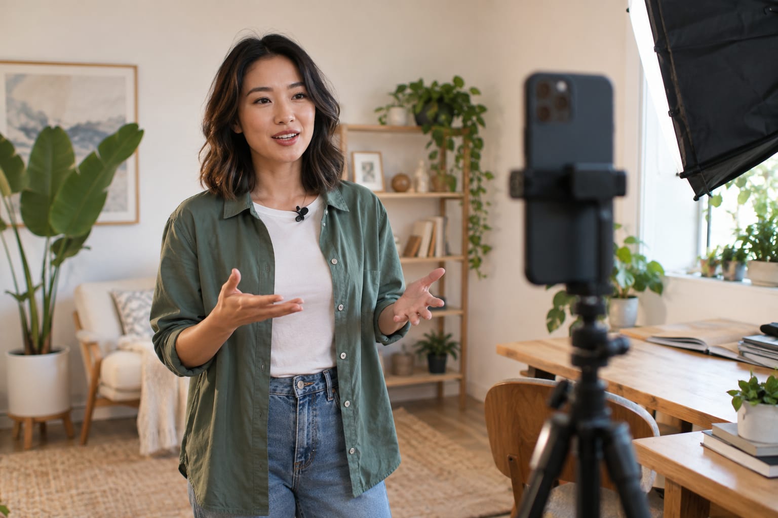 Recording a speech on a phone to improve vocal delivery, pace, and public speaking skills