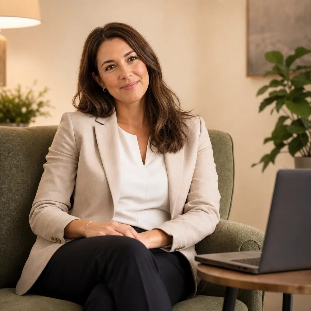 Expert couples therapist supporting partners