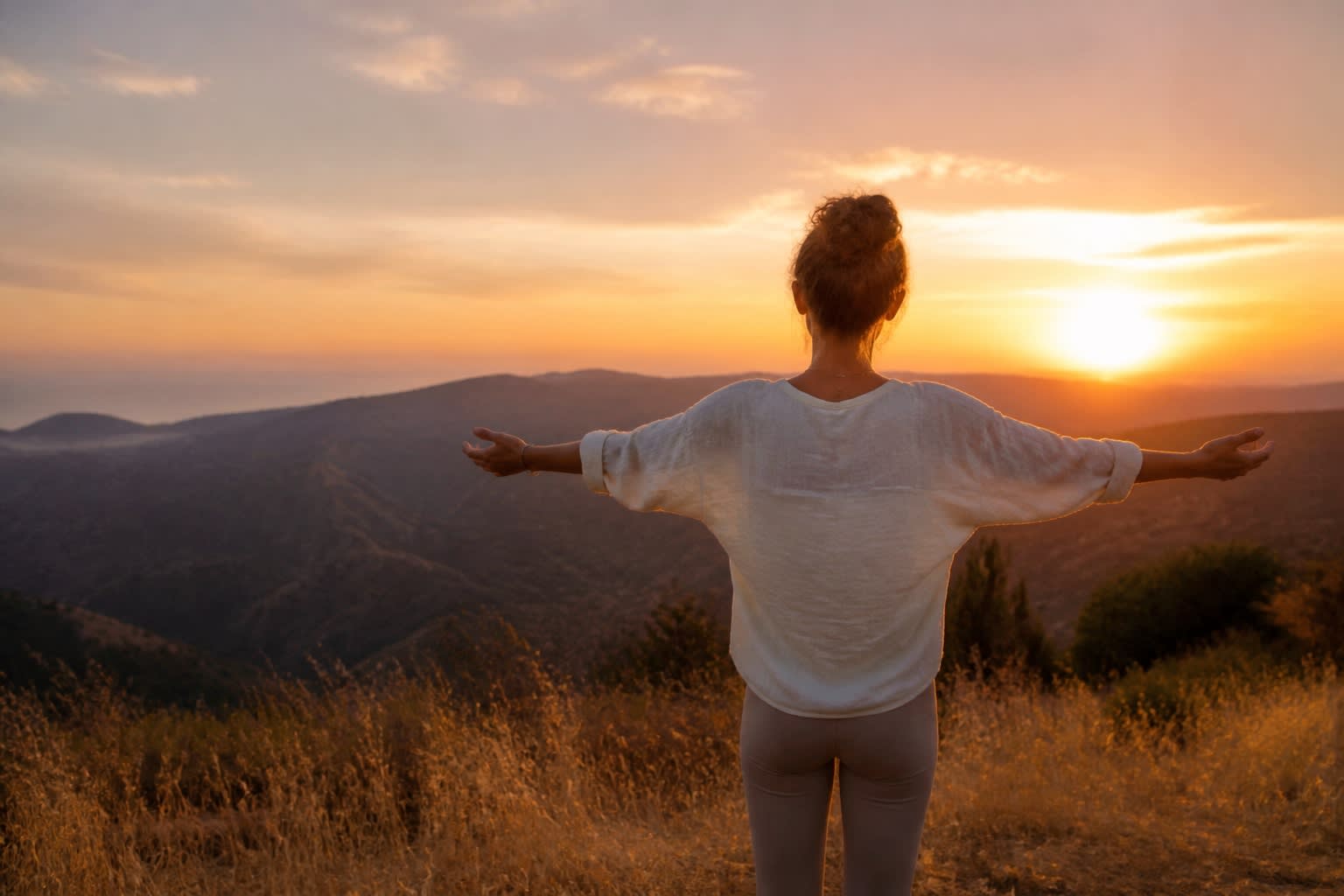 Open presence and mindfulness outdoors