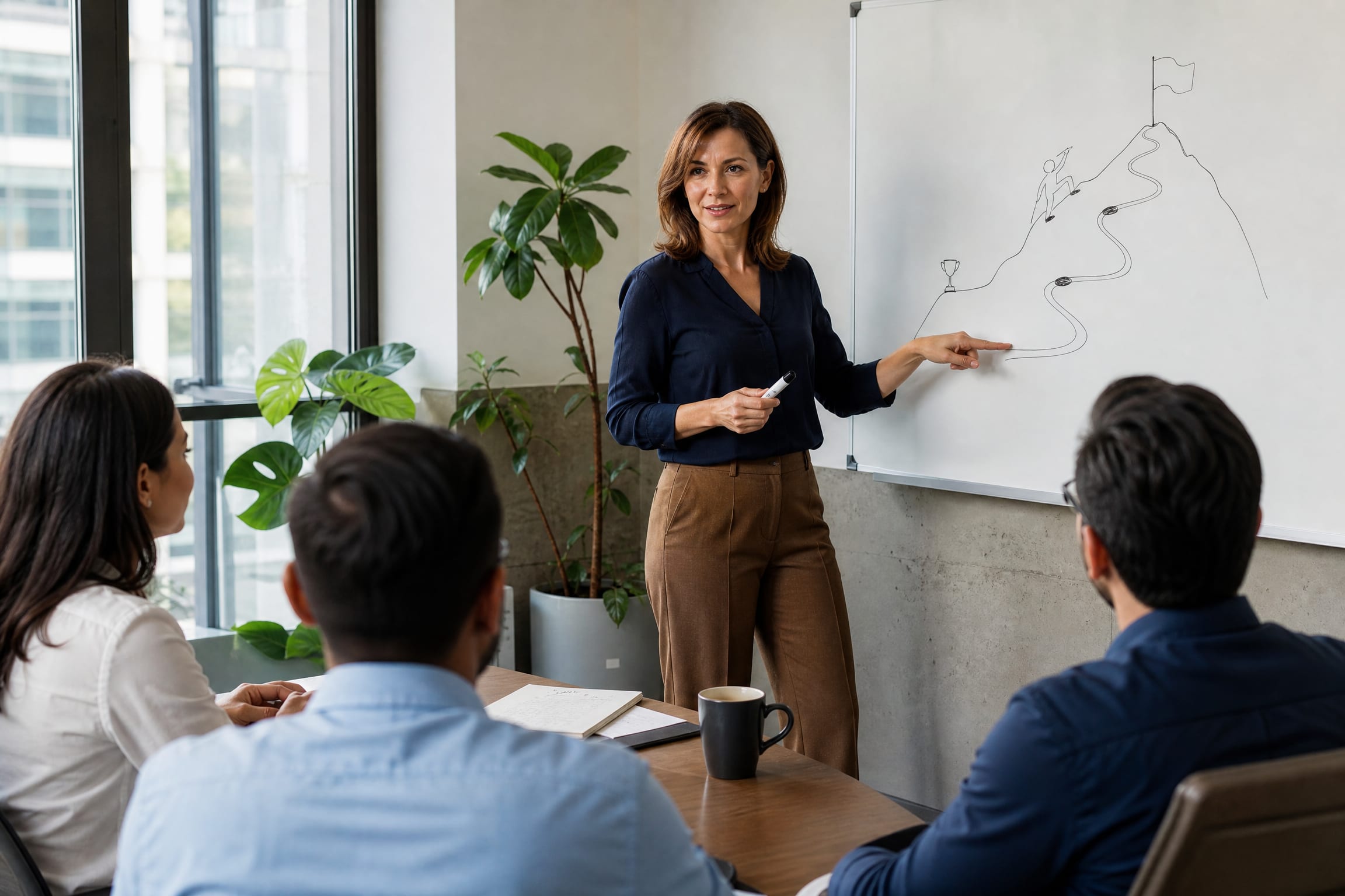 Career coach presenting career roadmap in San Francisco — career counseling near me near me in San Francisco, CA