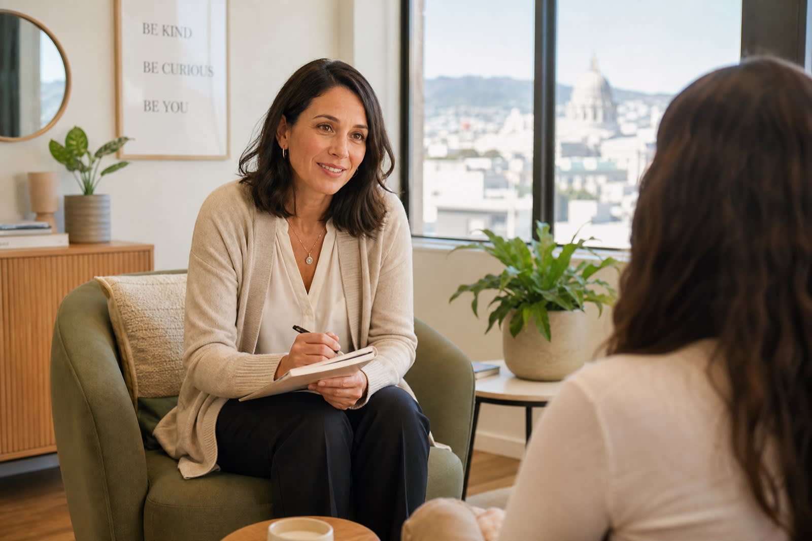 Bay Area CBT Center therapist in San Francisco office