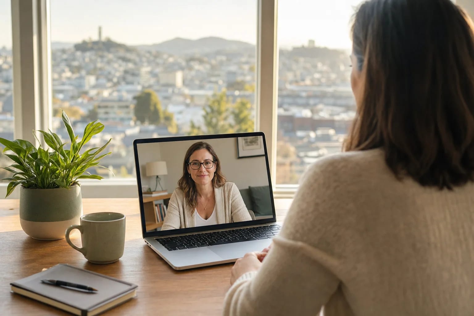 California online therapy — secure video session from home