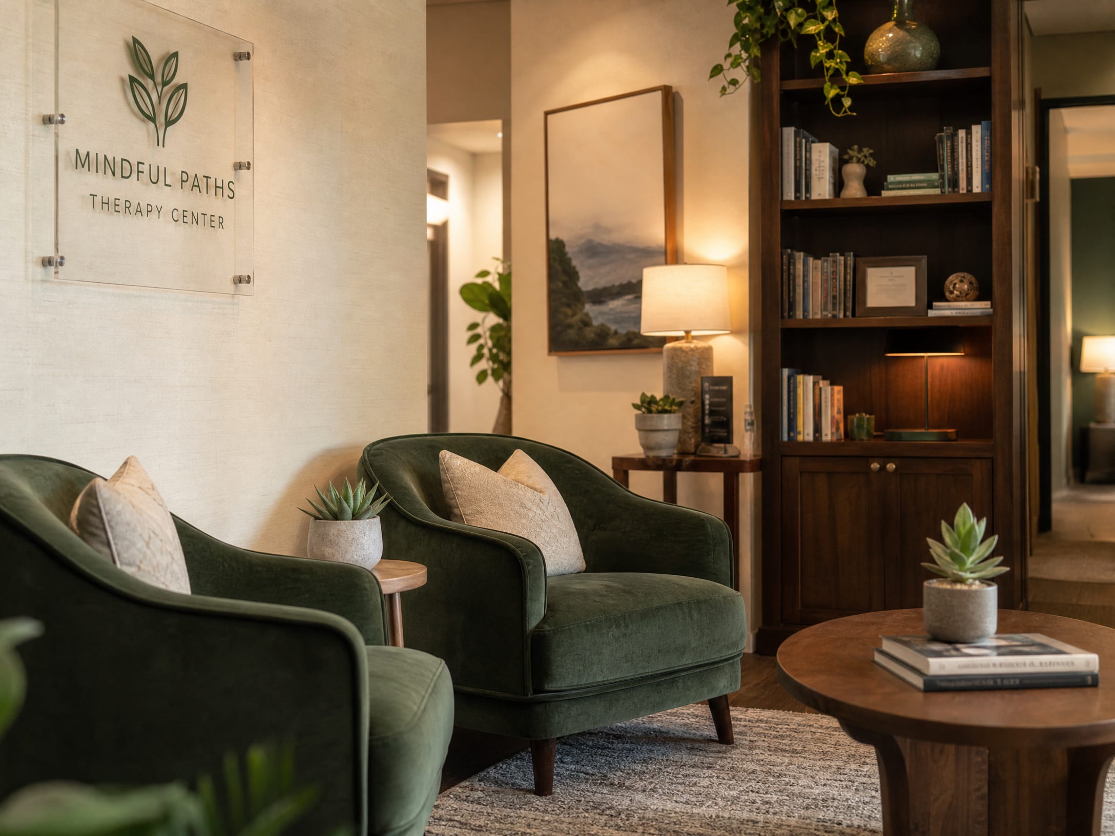 Therapist and client in conversation