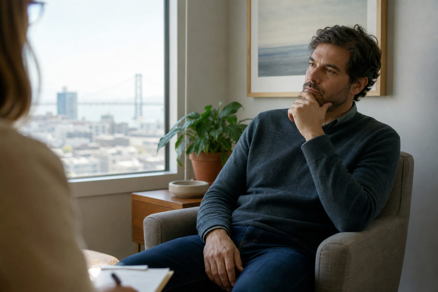 Autism assessment near me — client in evaluation setting San Francisco