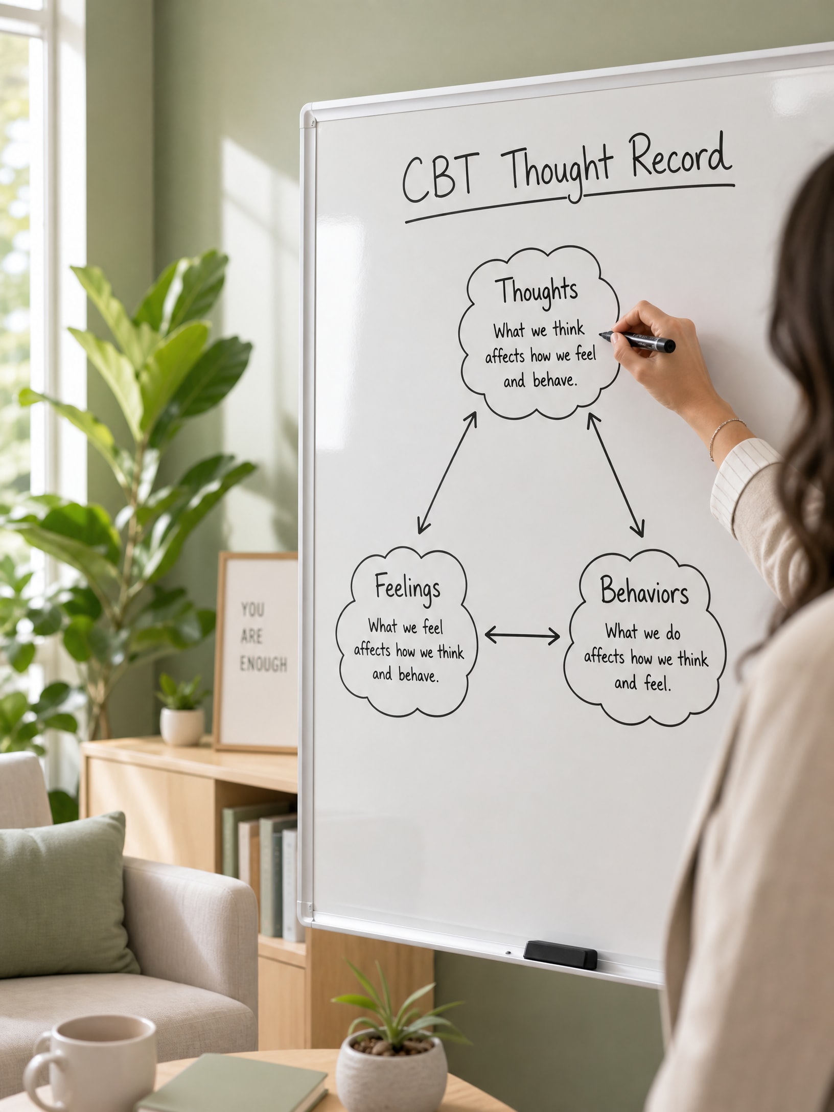 CBT therapist in San Francisco discussing treatment approach near me in San Francisco, CA