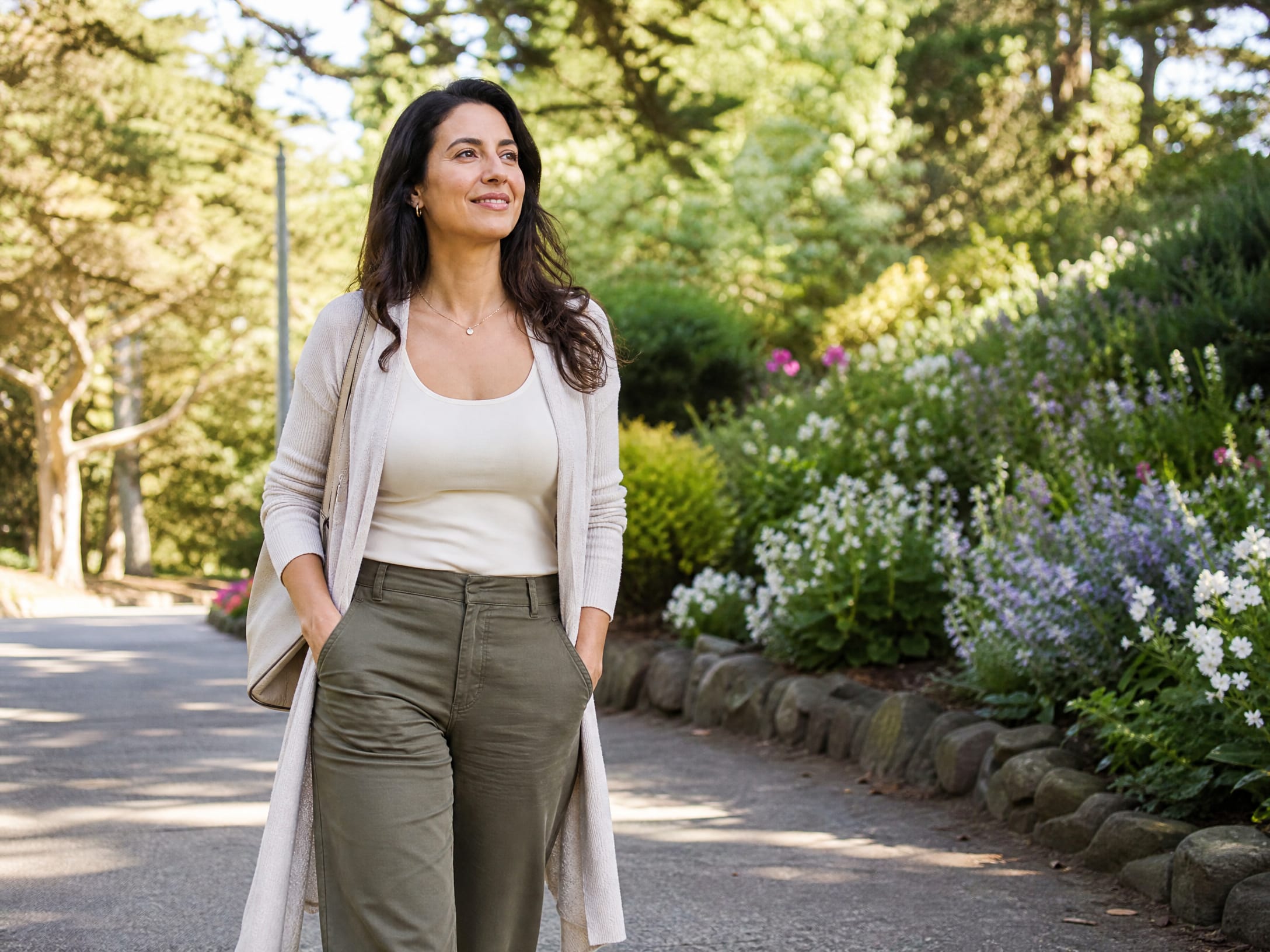 Person feeling peaceful and confident after therapy near me in San Francisco, CA