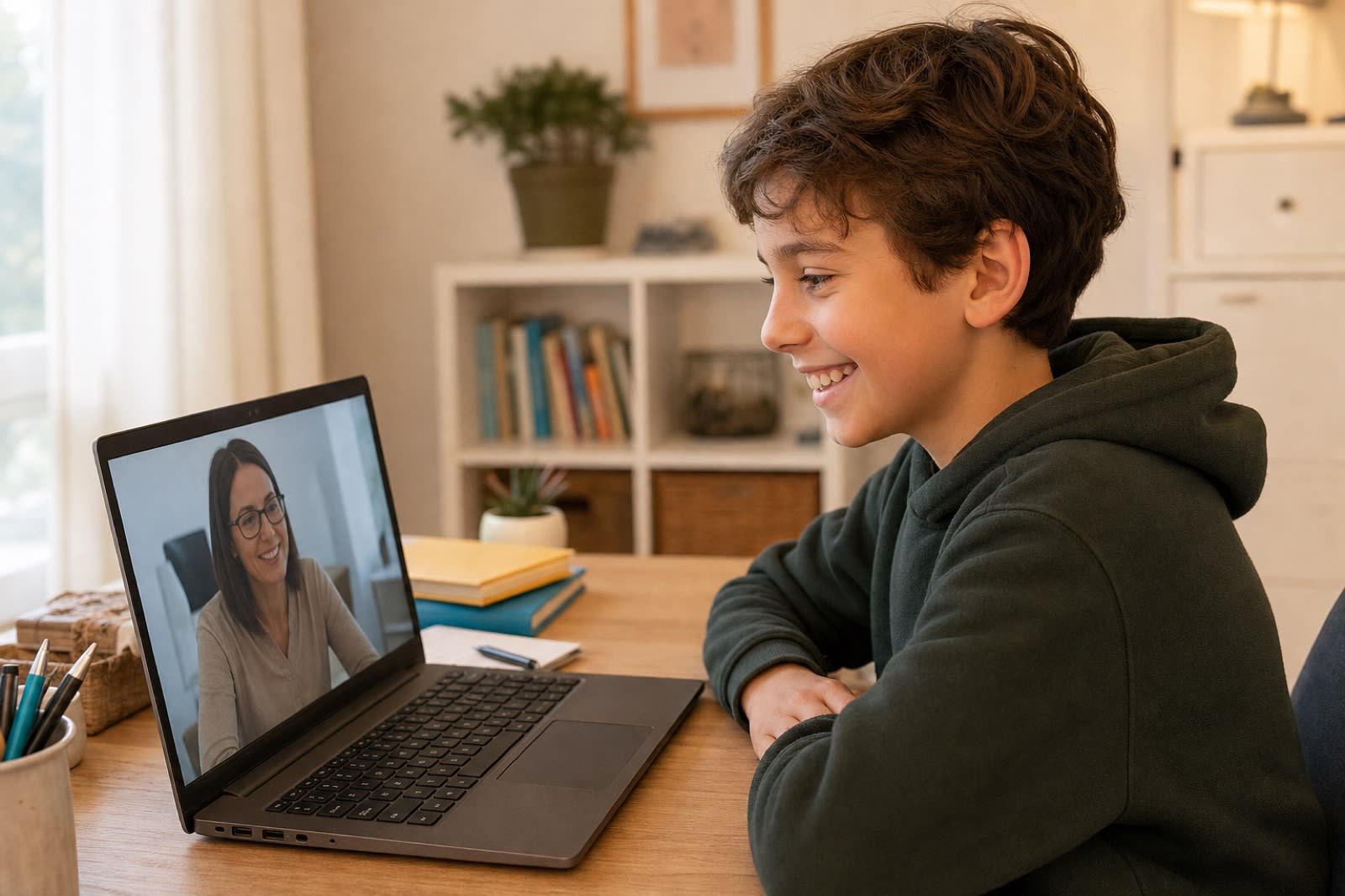 Child therapy san francisco — happy child in online therapy