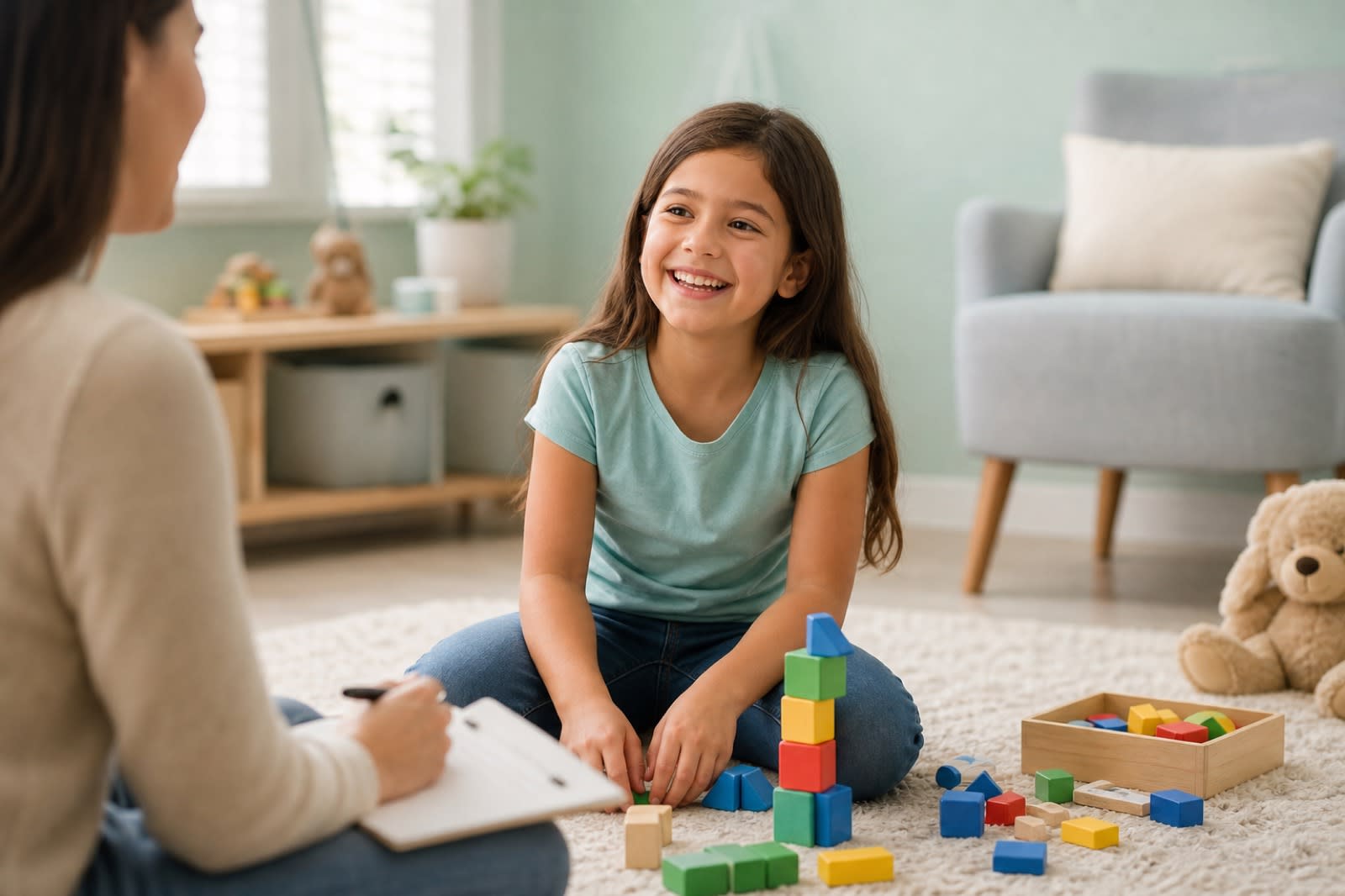 San francisco child therapy near me — happy child in play therapy