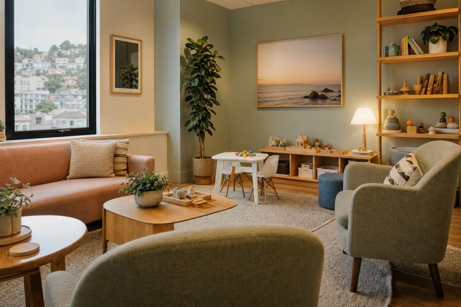 Child therapy san francisco — Bay Area CBT Center play therapy office