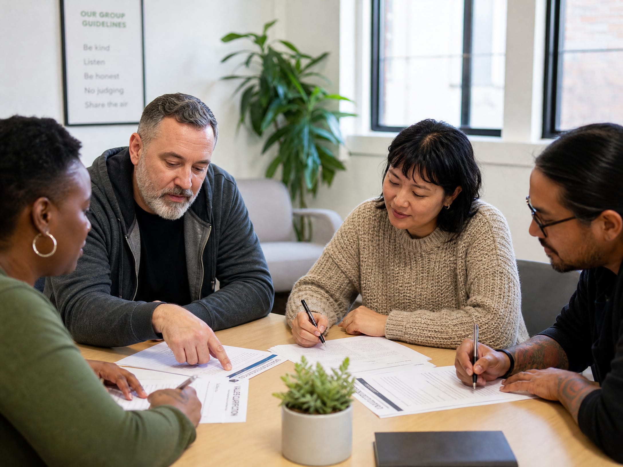 DBT skills group session with participants near me in San Francisco, CA