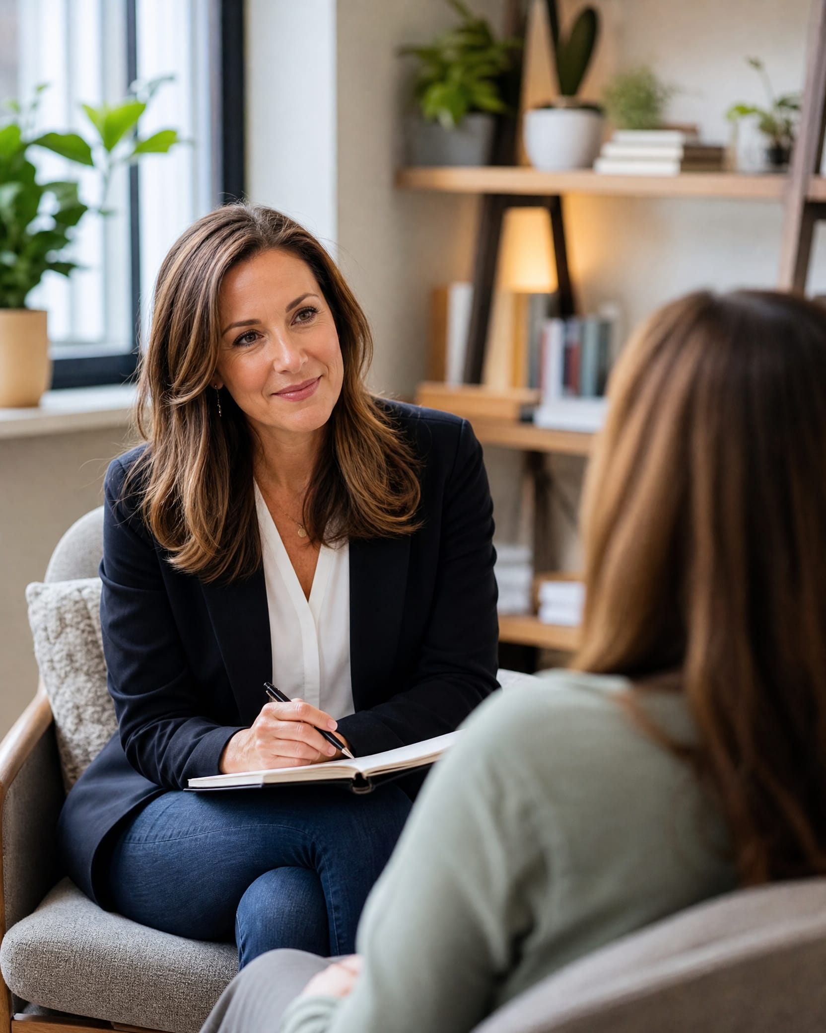 Therapist and client during a dialectical behavior therapy session near me in San Francisco, CA