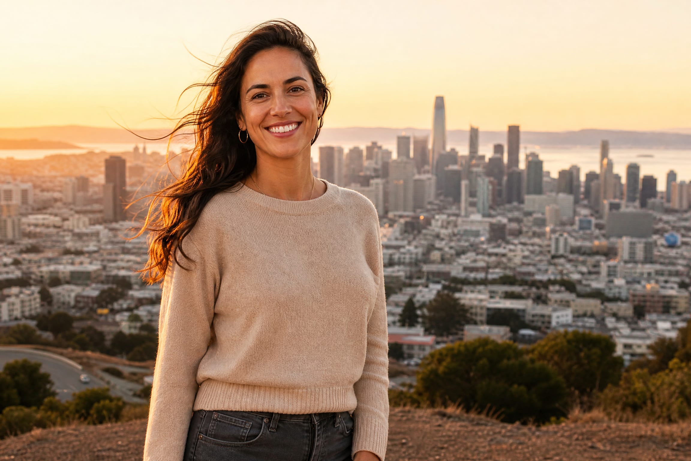 Person feeling calm and grounded after therapy near me in San Francisco, CA