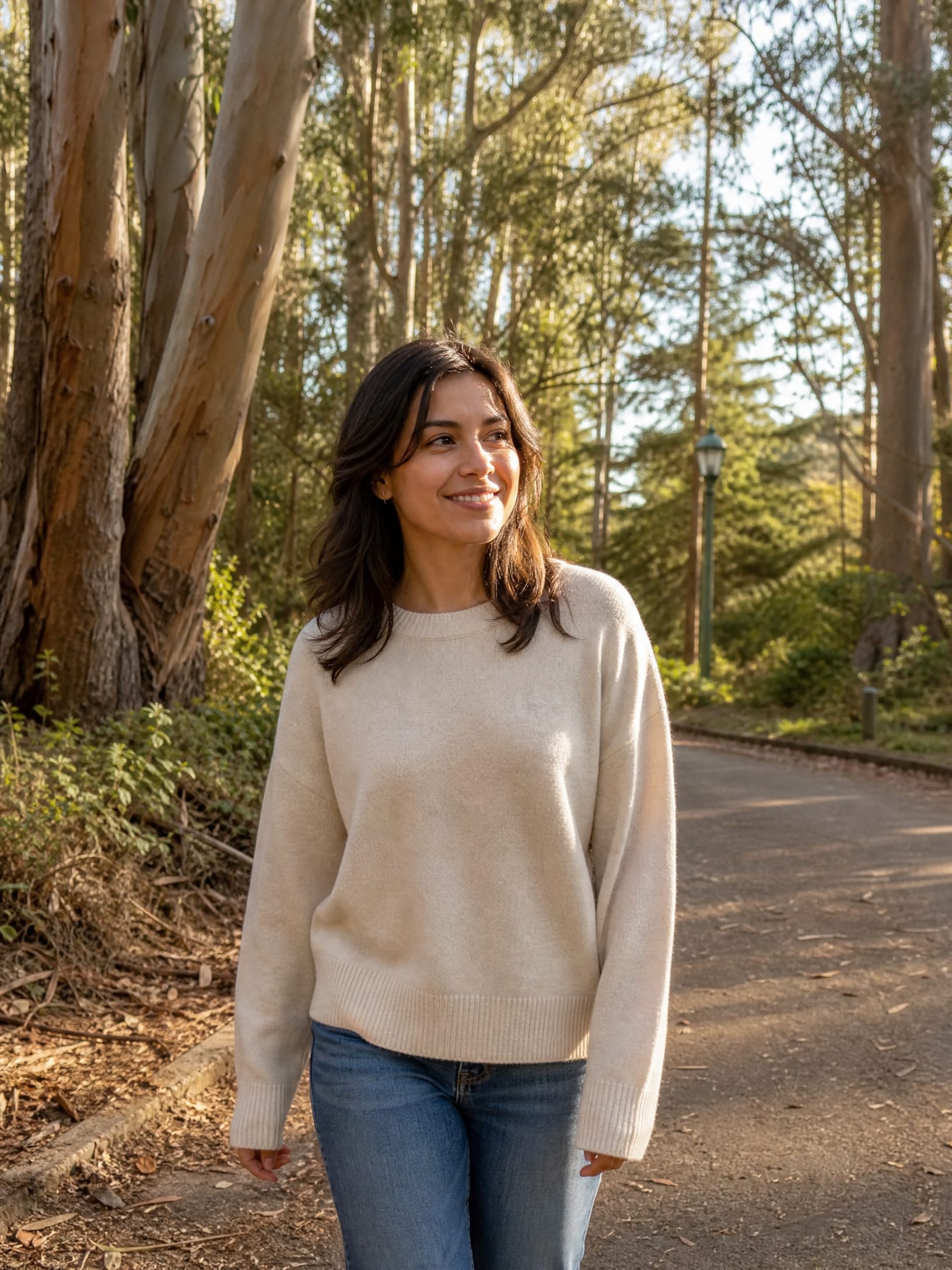 Woman walking in Golden Gate Park after emotional dysregulation treatment
