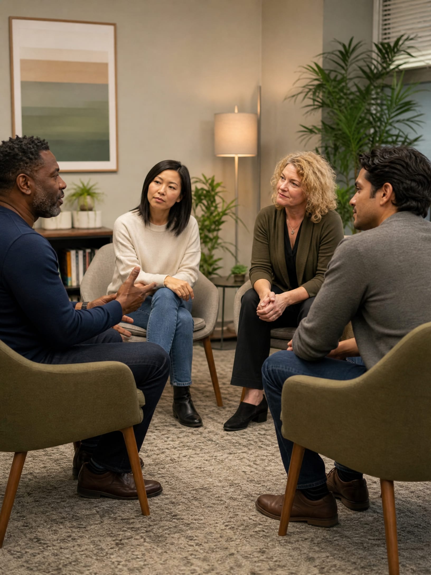 Group existential therapy session in San Francisco Bay Area near me in San Francisco, CA
