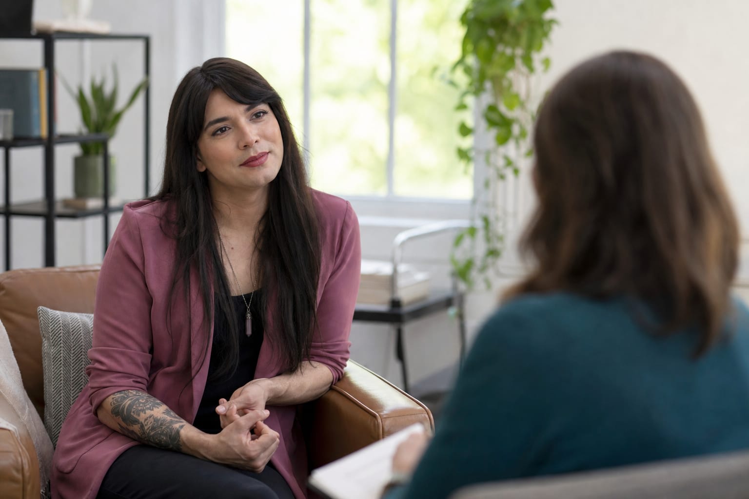 Gender identity counseling in San Francisco, California — client in affirming gender identity therapy
