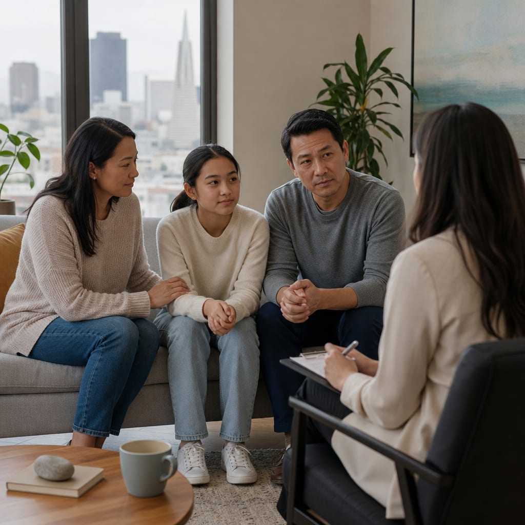 Virtual IOP therapists San Francisco — family support online when helpful