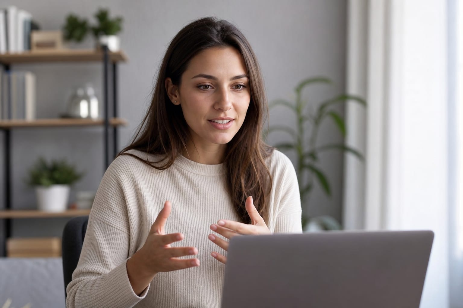 Online IOP San Francisco — client in virtual intensive outpatient session