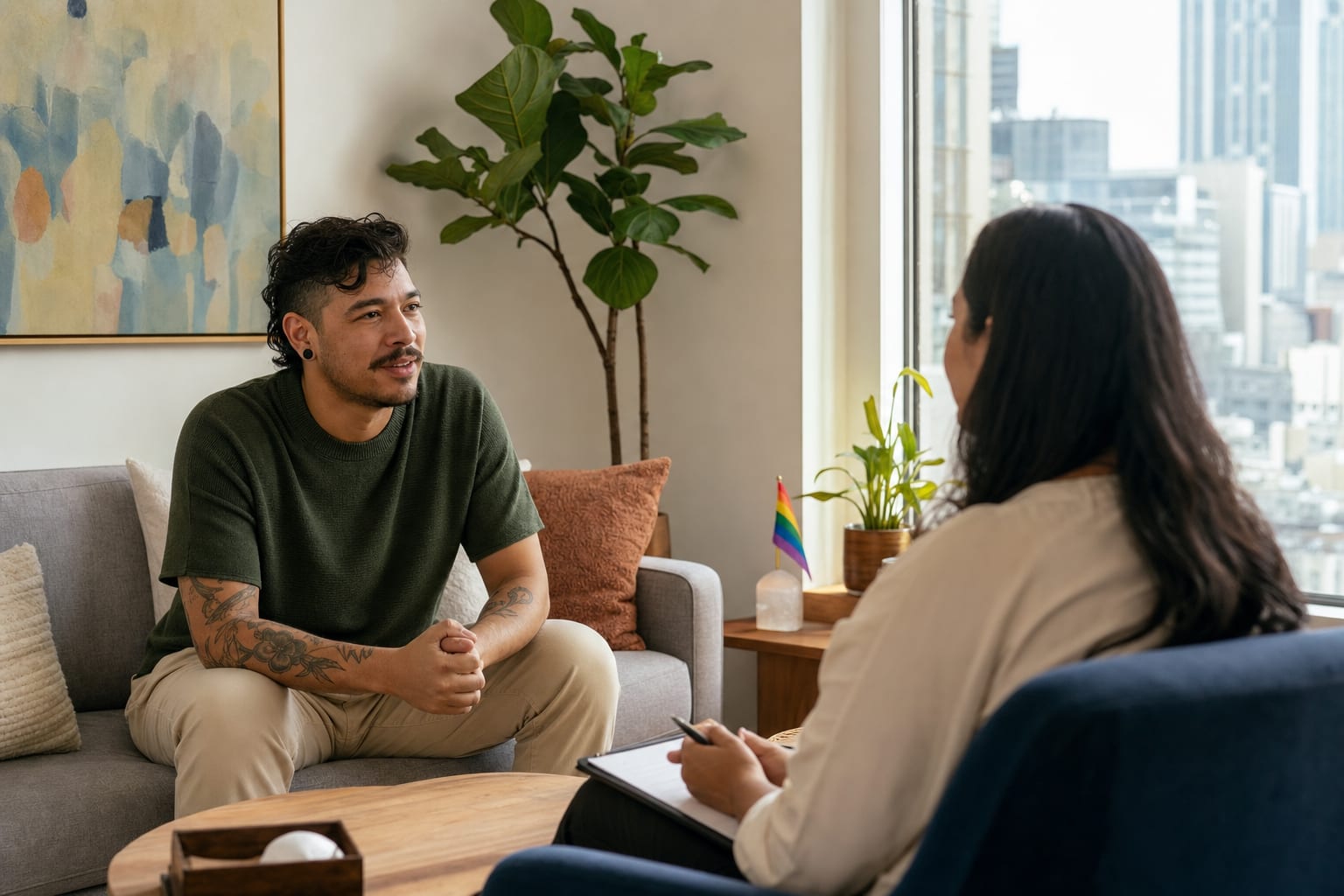 LGBTQ+ therapy in San Francisco — LGBTQ+ affirming therapists and counseling at Bay Area CBT Center