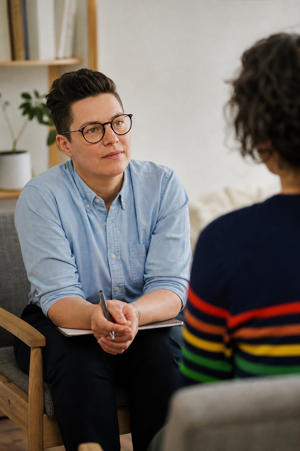 LGBTQ+ affirming therapists in San Francisco, California — LGBTQ+ psychotherapy session