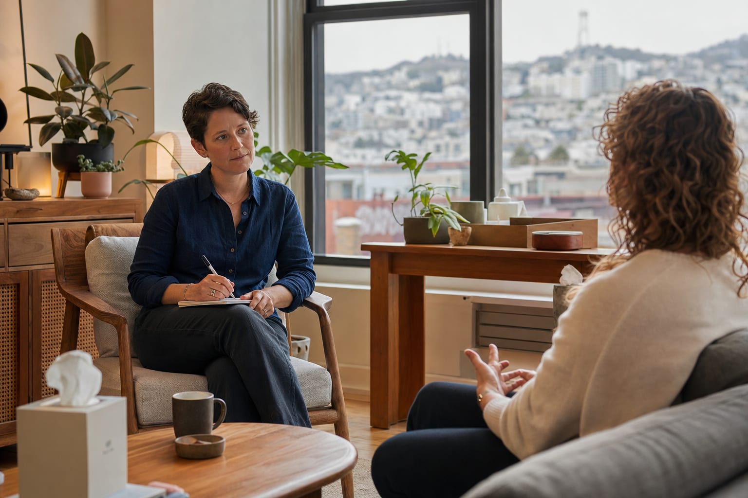 Neurodivergent therapy in San Francisco — affirming neurodivergent treatment session at Bay Area CBT Center