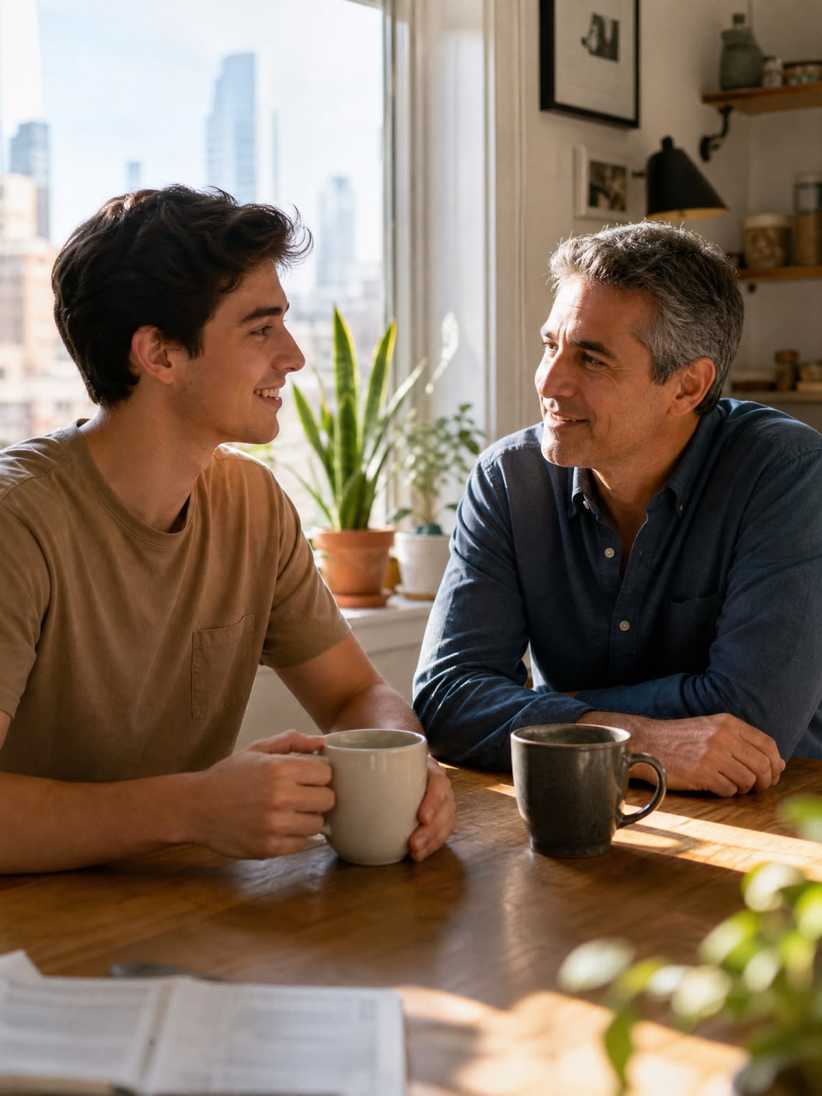 Couple reconnecting after OCD-focused therapy