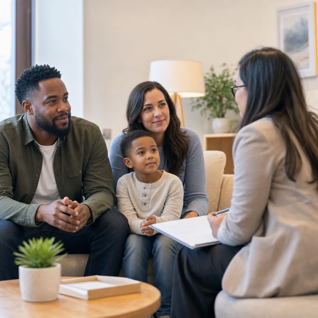 Psychological assessments near me San Francisco — family feedback meeting