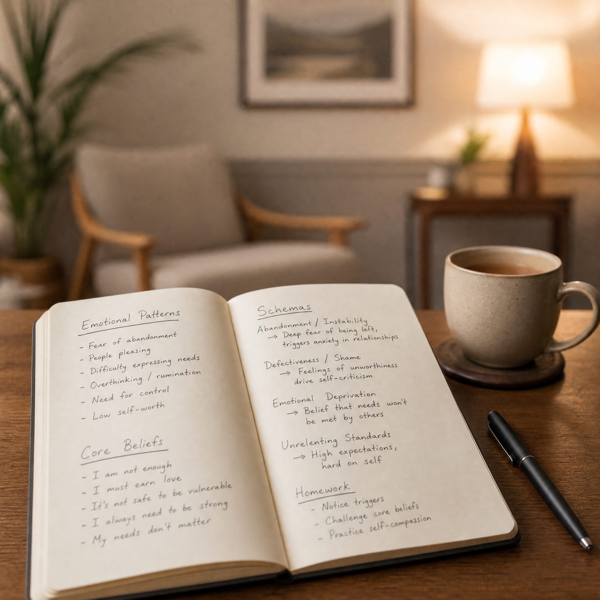 Schema therapy session at Bay Area CBT Center San Francisco near me in San Francisco, CA