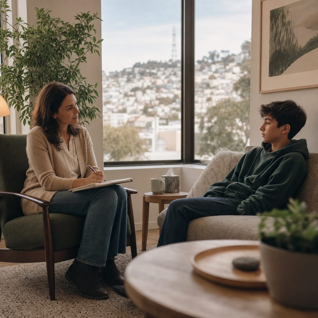 Adolescent therapist in San Francisco — Bay Area CBT Center teen therapy