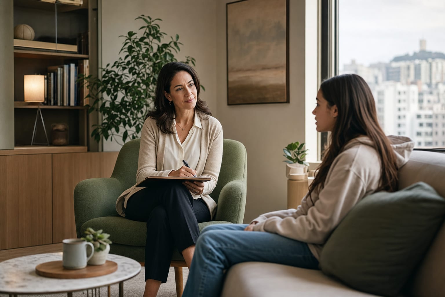 Teen therapy in San Francisco — adolescent therapy session at Bay Area CBT Center