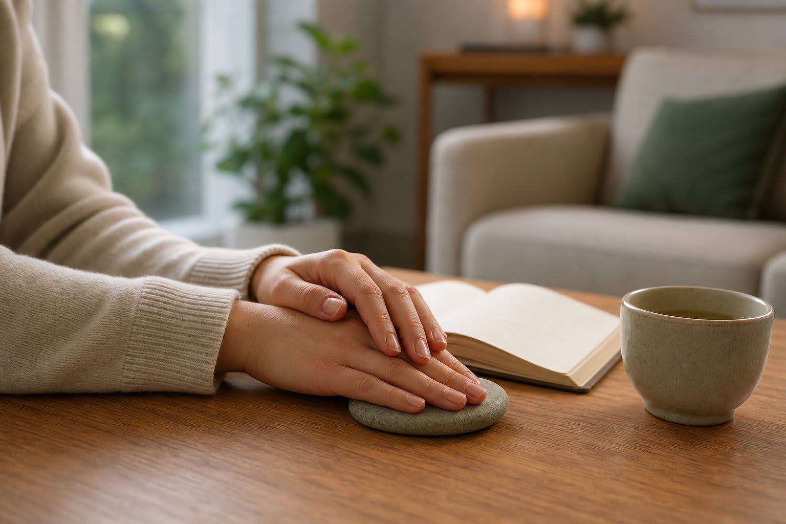 Grounding and trauma-informed therapy exercise