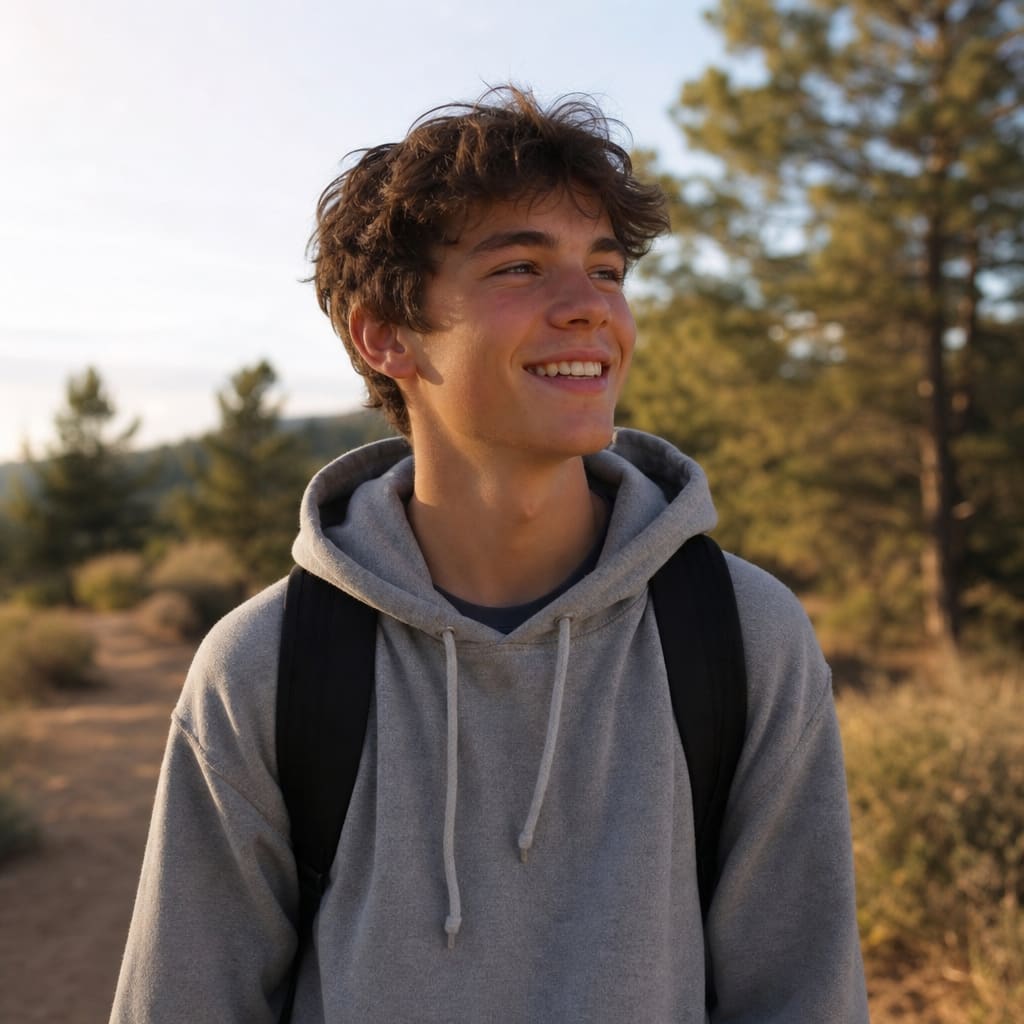 Adolescent therapy in San Francisco — hopeful teen after treatment progress