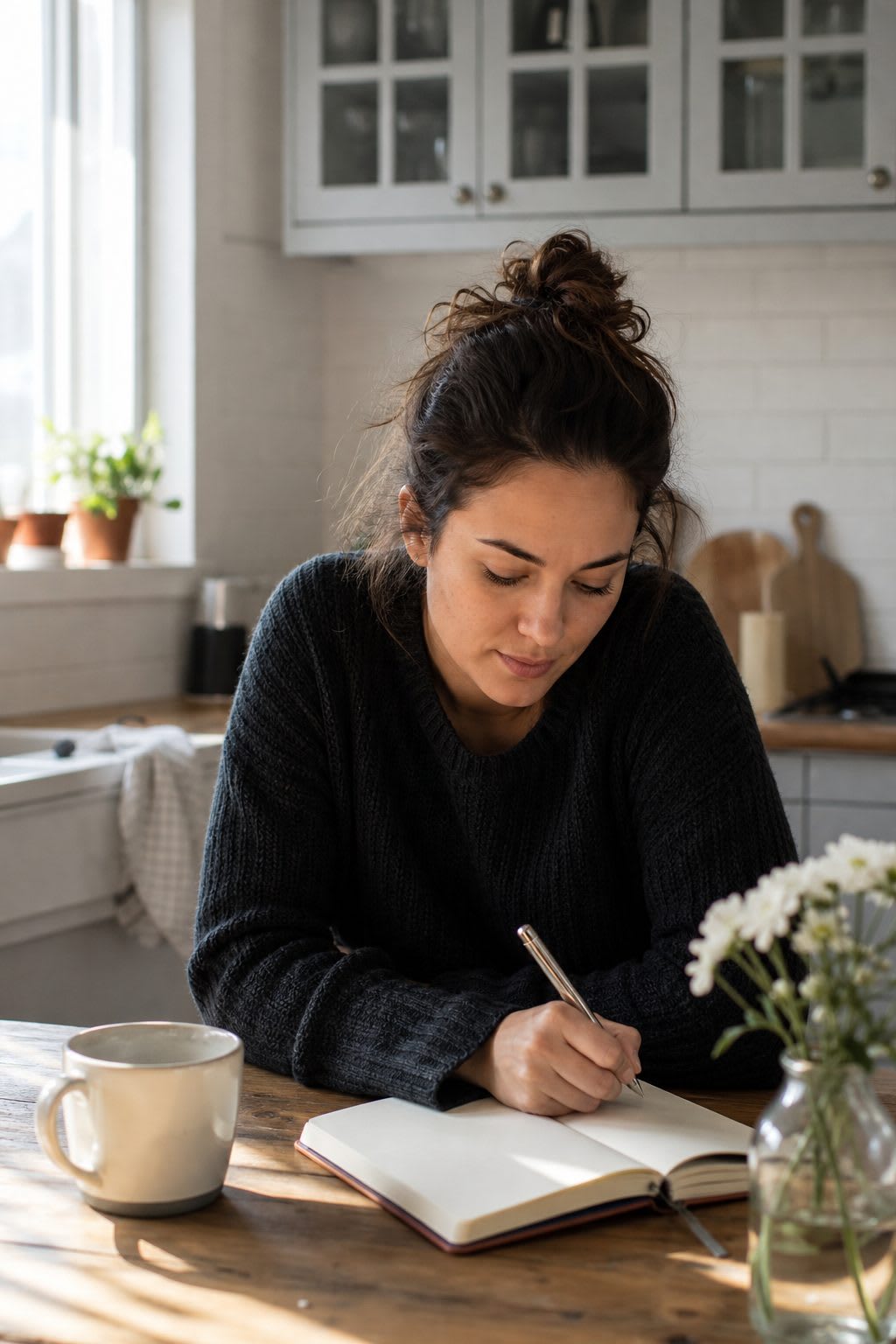 Person at peace after San Francisco work stress therapy