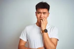 a person feeling overwhelmed by anxiety
