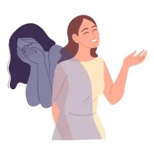 person healing dissociation with emotion exposure and cbt