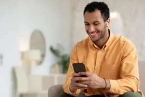 A person using a digital CBT-I app on their phone
