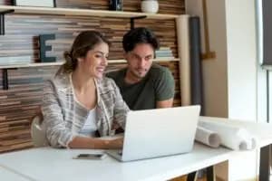 Two people talking, showing the key differences between codependency and interdependence