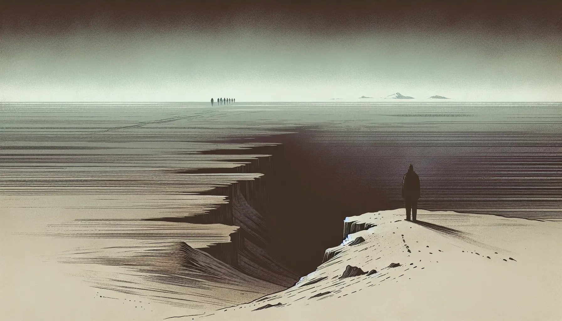 Illustration depicting fear of abandonment in borderline personality disorder