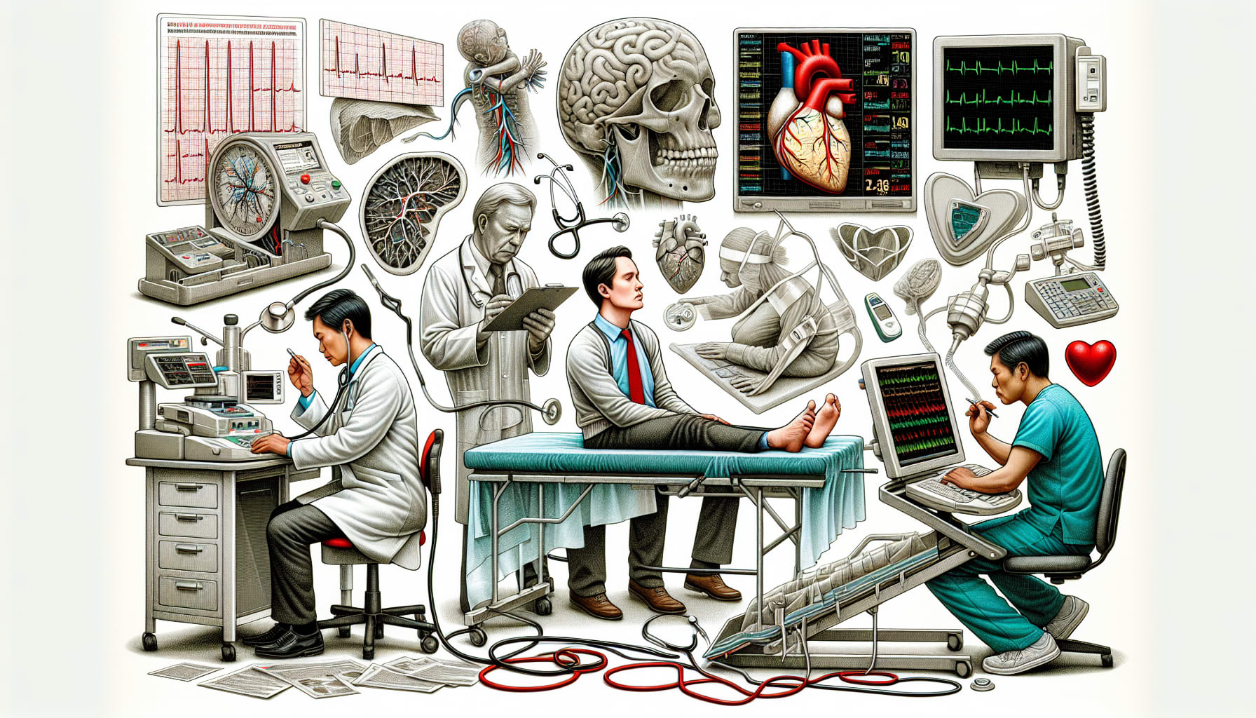 Illustration of diagnosing vasovagal syncope