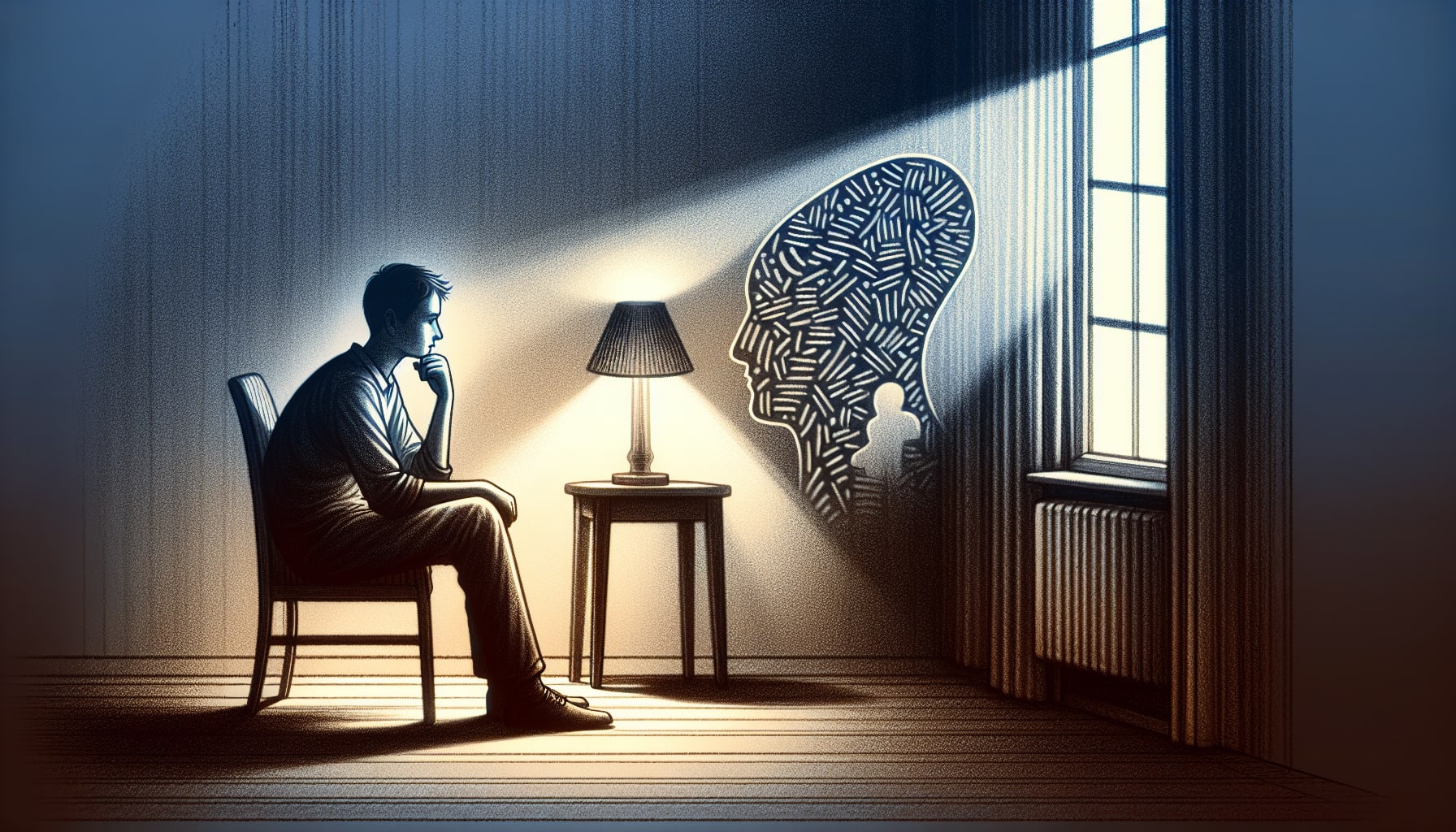 Person reflecting on their counseling needs