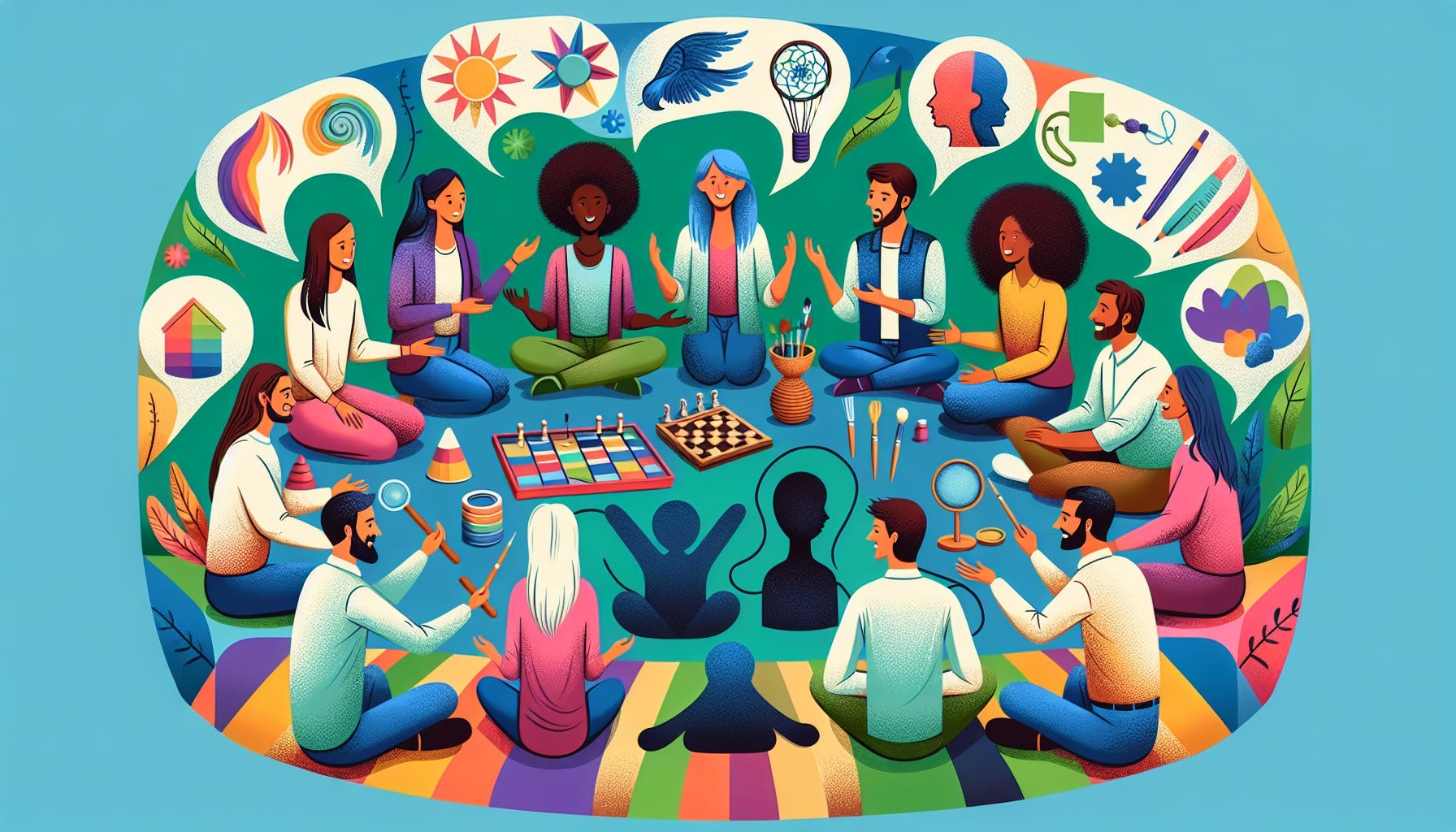 Various mental health professionals collaborating