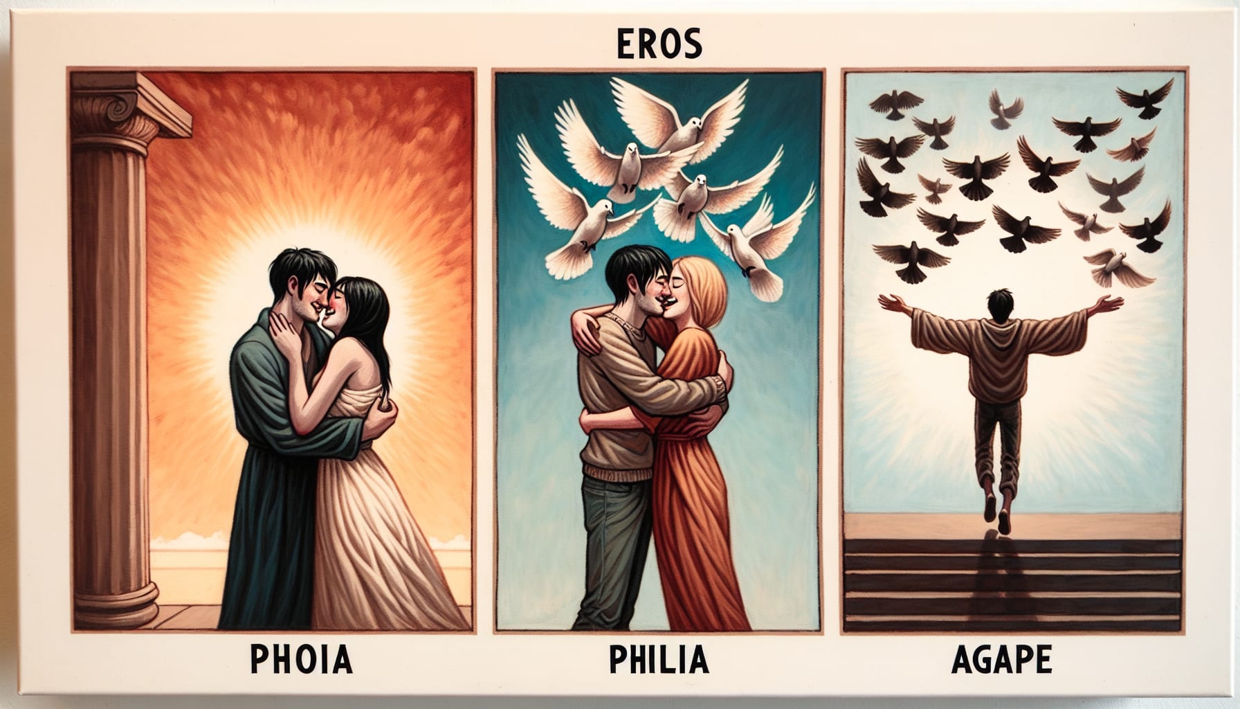 Comparison of different types of love