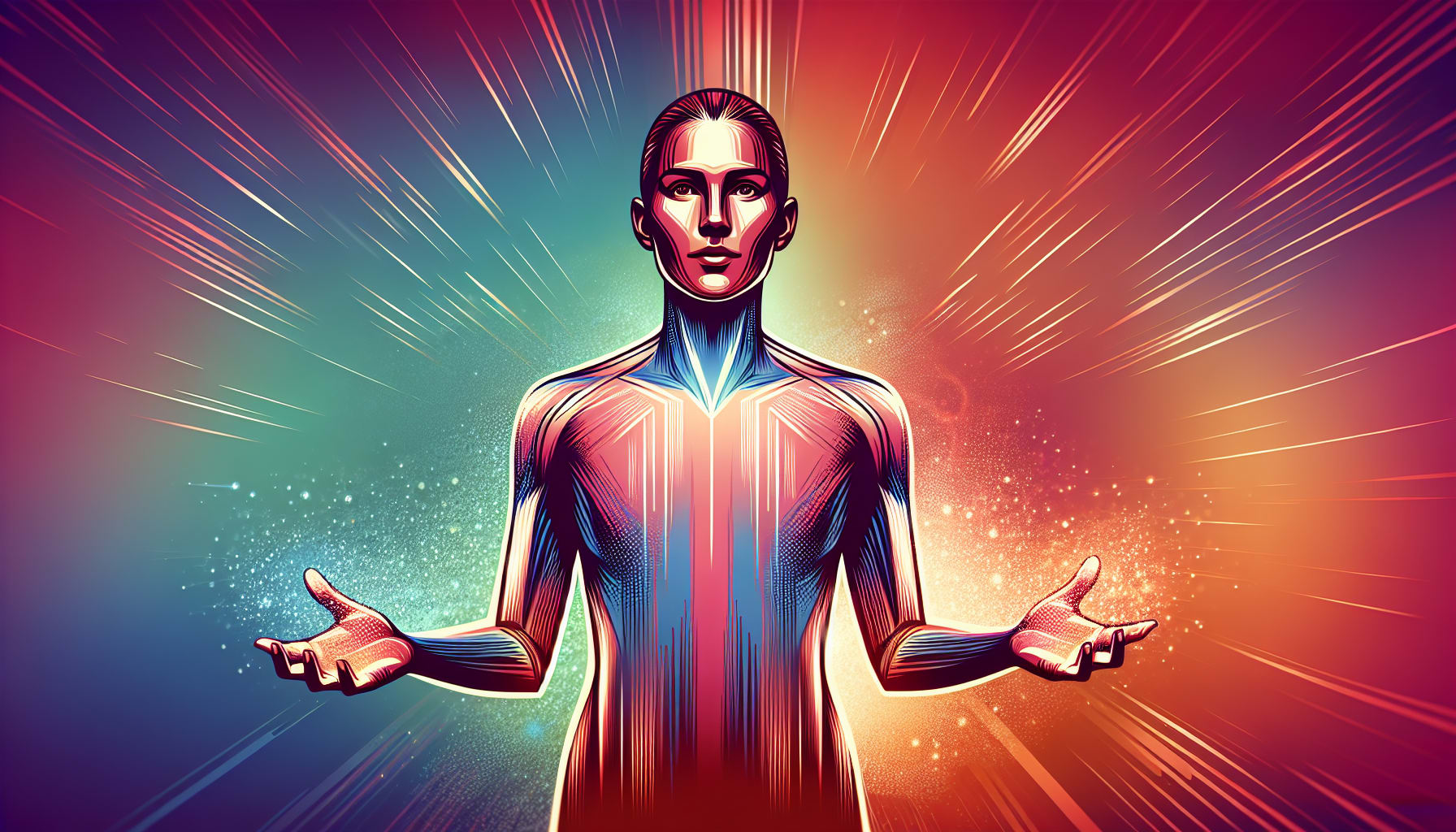 Illustration of assertive body language