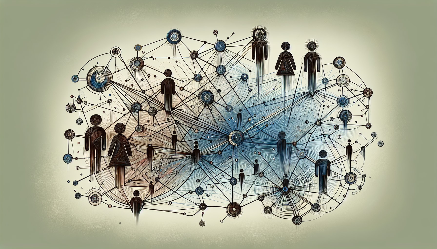 Abstract illustration representing the concept of attachment theory