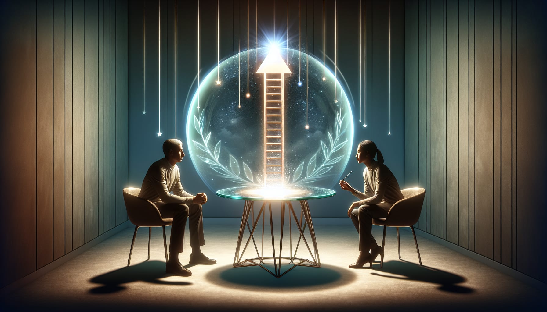 Illustration of goal setting in solution-focused therapy