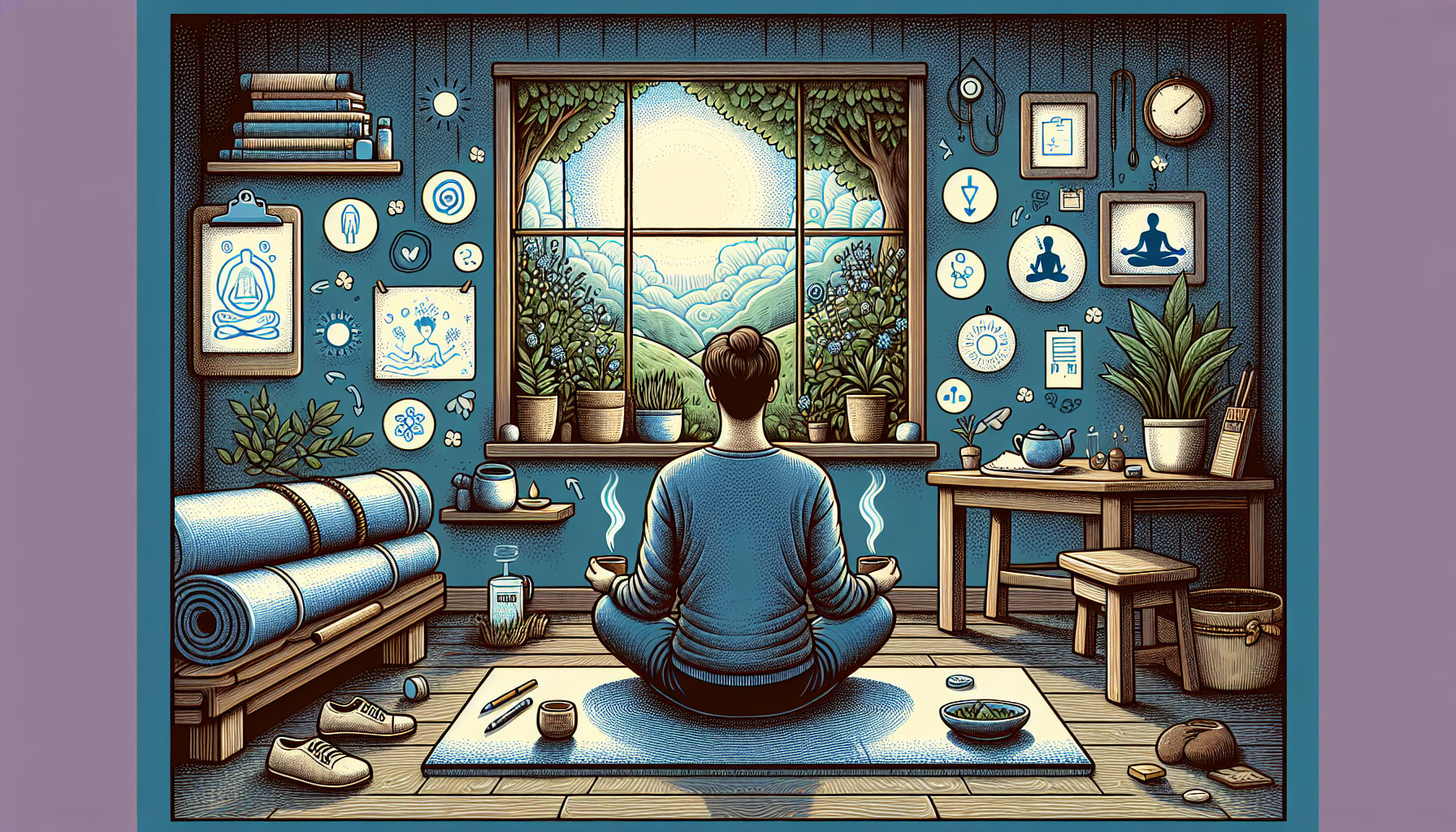 Illustration of emotion regulation techniques